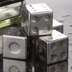 Whiskysten>Køleis i metal og stål til whiskydrikke