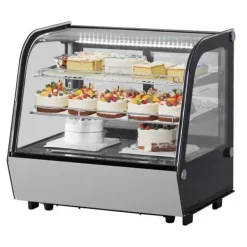 Kølemontre Bageri Display Køleskab 4,2 cu ft/115L, 2-niveau, energibesparende, elegant design til professionelt brug. Online