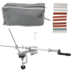 Knivslipstenssats Dubbelsidig brynet knivslipsats RH 006 för hemmakök Discount