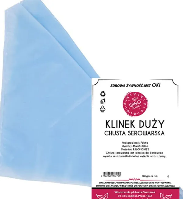 Komfortabelt ostetørklæde 45x38x58 - 2 stk.