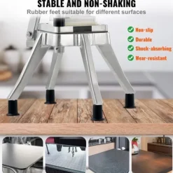 Kommerciel grøntsagshakker med 1/4