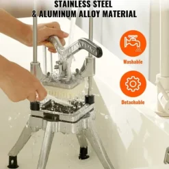 Kommerciel grøntsagshakker med 1/4