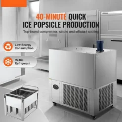 Kommerciel Is-sandwich Maskine 4 Form Sæt - 120 STK Is-Pops Fremstillingsmaskine Clearance