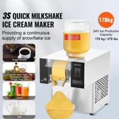 Kommerciel snefnug-ismaskine 375LBS/24H, rustfrit stål, effektiv isproduktion, holdbar og pålidelig design Online