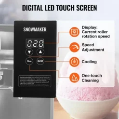 Kommerciel snefnug-ismaskine 375LBS/24H, rustfrit stål, effektiv isproduktion, holdbar og pålidelig design Online