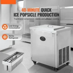 Kommersiel ismaskine enkeltform sæt - 40 stk ispop lollymaker, effektiv produktion, høj kvalitet Best