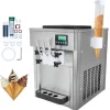 Kommmerciel Soft Serve Ismaskine 20L/t Kapacitet 3 Smagsvarianter Bordplade Best
