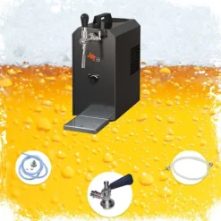 Ølhaner>Komplet sæt fadølsanlæg - JET 30K 1 linje tør køler, 30 liter/h med membranpumpe, KEG:uden