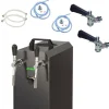 Ølhaner>Komplet sæt fadølsanlæg stream 50 / К 2 linjer, 50 liter/h rustfrit stål, med membranpumpe, øl tryk, KEG 2:Type D, KEG:NC adapter
