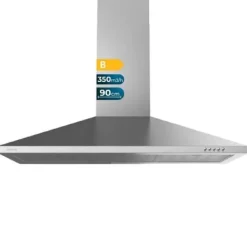 Konventions-emhætte Cecotec Bolero Flux PM 903500 Inox B Stål 90 x 46,5 cm Sale