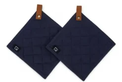 Kosta Linneväfveri Grytlappar 2-pack, Marinblå Best