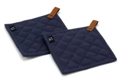 Kosta Linneväfveri Grytlappar 2-pack, Marinblå Best