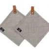 Kosta Linneväfveri Grytlappar 2-pack, Grå New