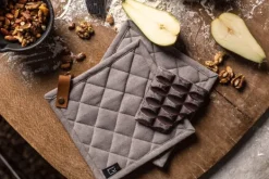 Kosta Linneväfveri Grytlappar 2-pack, Grå New