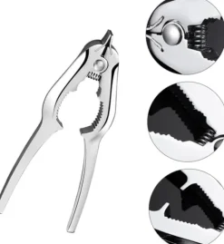 Krabbekløer, slidstærkt, skridsikkert design, muslinger til køkken og restaurant, skaldyrsredskaber New