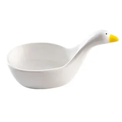 Kreativ tegneserie Keramik præget dyppefad Hjemmekøkken Saucefad Eddikefad Svane