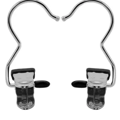 Vasketøjsudstyr>Krog med klemme Rustfrit stål 30-pack