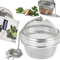 Krydderi si, krydderibeholder til madlavning af suppe, infuser 9 cm ORION 143812 Hot