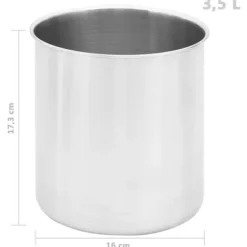 Krydderibeholdere - Living saucedispenser 3,5 l rustfrit stål New