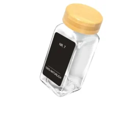 Krydderiglas Sæt, Miljøvenlige Låg, Lufttæt Forsegling,M-a, 24PCS Sale