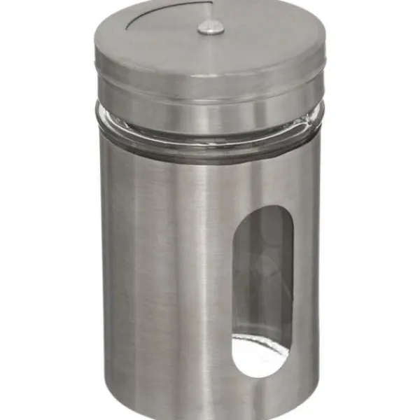 Køkkenorganisering>Krydderihylde i rustfrit stål - 5 dåser