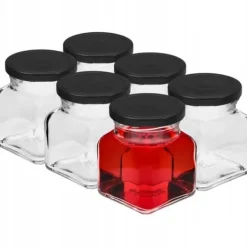 Krydderikrukker med låg 6 stk. 120 ml Hot