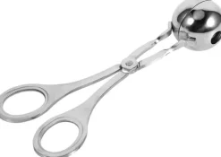 Køkkentænger>Köttbulle producent Melonbollare Köttbulleskopa Non-stick Rostfritt Stål Glasskopa Frukt Köksværktøj 17,5*5cm