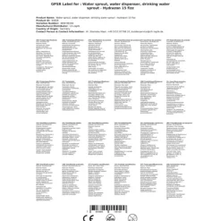 Kulsyremaskine, Sodavandsmaskine, Danskvandsmaskine, Vandkøler, Vandmaskine, Vandautomat, Vanddispenser, Carbonator - Hydrazon 15 FIZZ New