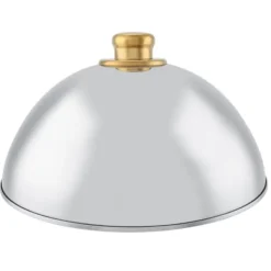 Tilbehør Til Madservering>Kuppelplade i rustfrit stål til servering (lille)