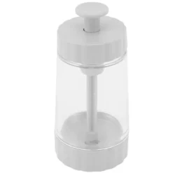 Kvantitativ Saltryster 0,5 g Præcis kontrolmåling Krydderiflaske til køkken Husholdning Hvid Clearance