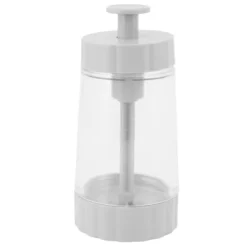 Kvantitativ Saltryster 0,5 g Præcis kontrolmåling Krydderiflaske til køkken Husholdning Hvid Clearance