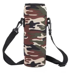 1L termisk vandflaskeholder med rem - skoldningssikkert etui til udendørssport Online