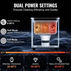 2L Ultralyd Rengøringsmaskine, Model med Kurvvarmer og Timer, 60W Effektivitet Clearance