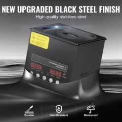 2L Ultralyd Rengøringsmaskine, Model med Kurvvarmer og Timer, 60W Effektivitet Clearance