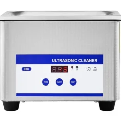 0,8L Ultralydsrensere med digital timer til smykker og briller. 35W rustfrit stål - ideel til hjemmebrug og kommerciel rengøring.