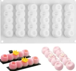 Bagning>Lang strimmelformet monoportions silikoneform