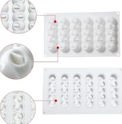 Bagning>Lang strimmelformet monoportions silikoneform