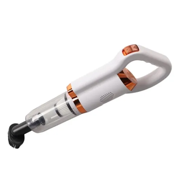 Håndstøvsugere>Ledningsfri Støvsuger Letvægtsstøvsuger med 8500PA Kraftig Sugeevne 500ml Støvkop Håndstøvsuger til Hårde Gulvtæpper Hvid