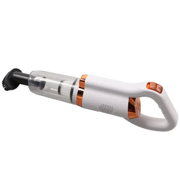 Håndstøvsugere>Ledningsfri Støvsuger Letvægtsstøvsuger med 8500PA Kraftig Sugeevne 500ml Støvkop Håndstøvsuger til Hårde Gulvtæpper Hvid