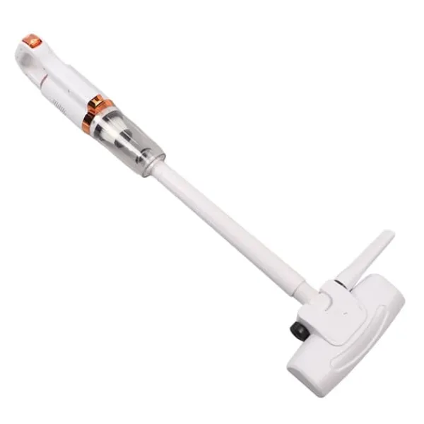 Håndstøvsugere>Ledningsfri Støvsuger Letvægtsstøvsuger med 8500PA Kraftig Sugeevne 500ml Støvkop Håndstøvsuger til Hårde Gulvtæpper Hvid