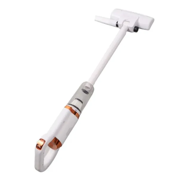 Håndstøvsugere>Ledningsfri Støvsuger Letvægtsstøvsuger med 8500PA Kraftig Sugeevne 500ml Støvkop Håndstøvsuger til Hårde Gulvtæpper Hvid