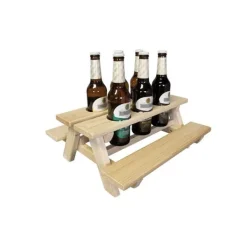 Ølholder picnicbord - Flaskeholder 39x37x16,5 cm Hot