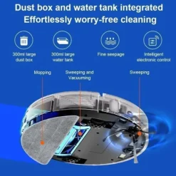 LIECTROUX G7 Robotdammsugare 4 i 1 med automatisk dammsamlare - Sugning och tvättning 6500 Pa - Laser-navigering Sale