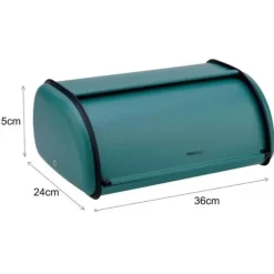 Lille brødspand i stål 36cm KINGHOFF KH-1755 Grøn Discount