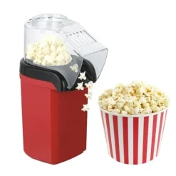 Popcornmaskiner>Lille Popcornmaskine. Pop popcorn helt uden at tilsætte olie/smør.