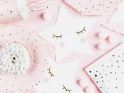 Lille stjerneservietter - Stjerne, 16x16 cm (1 pakke / 20 stk.)