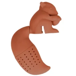 Livsmedelsklassad silikon ekorrform tesil Söt ekorrformad teinfusionsfilter kaffe Best