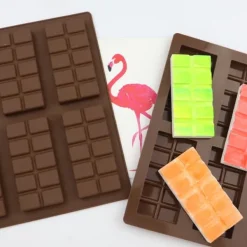 Bagning>Lollanda Chokoladeform Silikone - 20,5x17,5 cm, dyb Dubai chokoladeform, BPA-fri