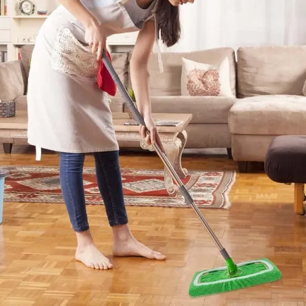 Rengøringsudstyr>Lollanda Erstatningskludsbetræk til Swiffer Mop 8-pak – Genanvendelige moppetørrere til våd- og renseri