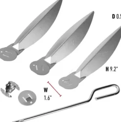 Griller>Lollanda One-touch rengøringssystemsæt til Weber 22-1/2-tommer grill – forhøjet tykkelse, varmebestandig og nem at installere